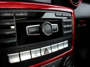 Mercedes Benz SLK Volume Control Cover - Carbon Fiber - R172